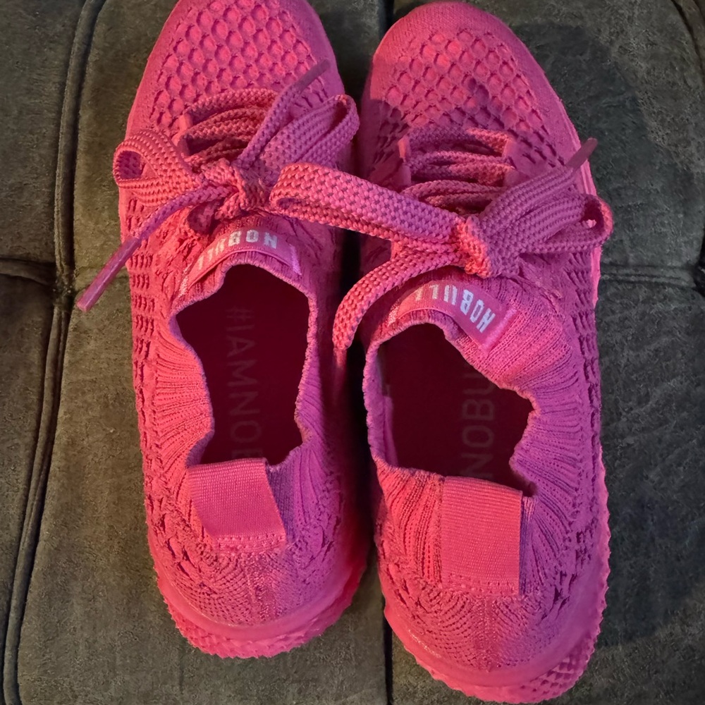 NEW- NoBull Pink Allday Knit Ripstop Running Shoes- Women's 8.5 - Picture 10 of 12